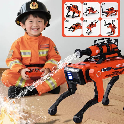 Intelligent Firefighting Robot Dog