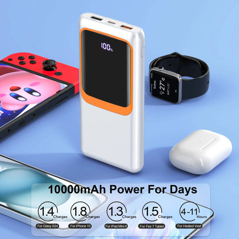 Slim  10000mAh Power Bank
